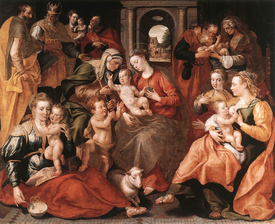 VOS, Marten de The Family of St Anne aer